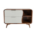 Meuble de rangement moderne avec tiroirs et étagère