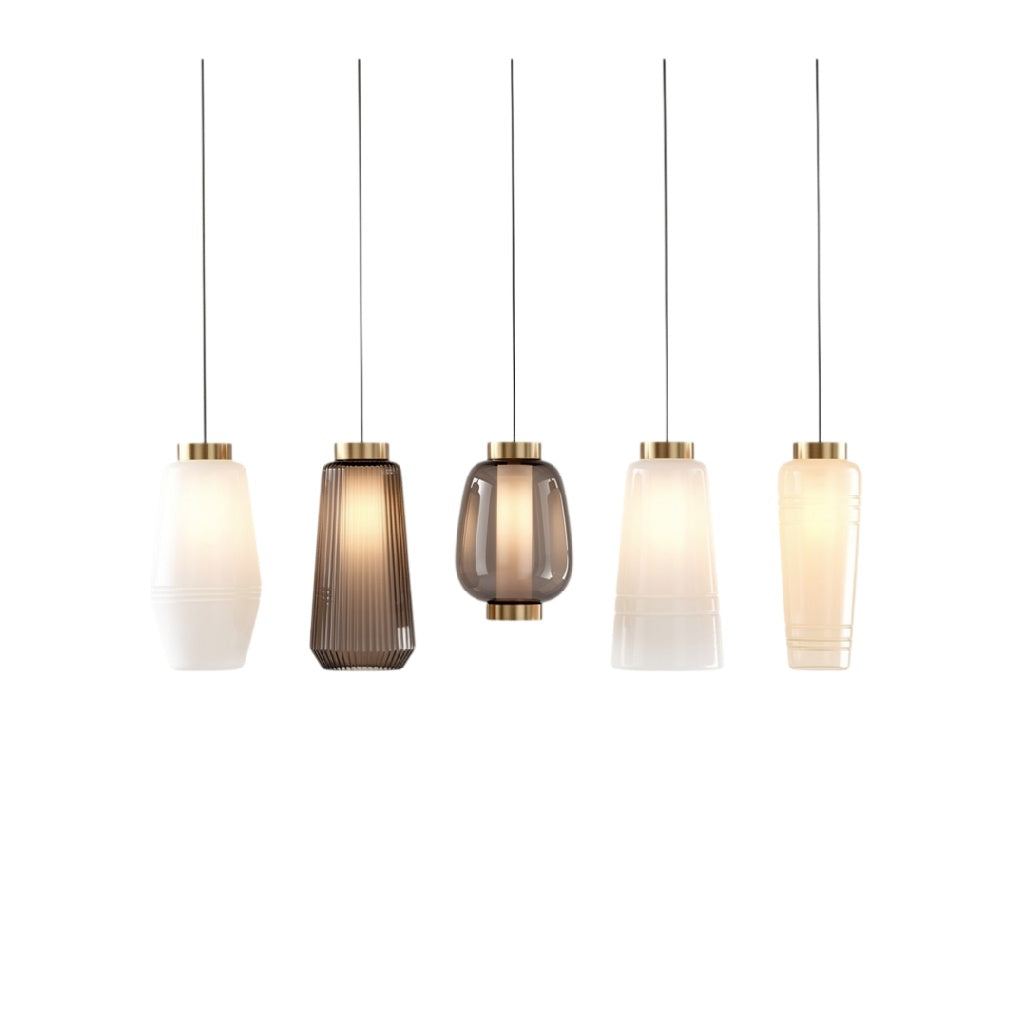 Suspensions lumineuses modernes en verre : élégance et design contemporain
